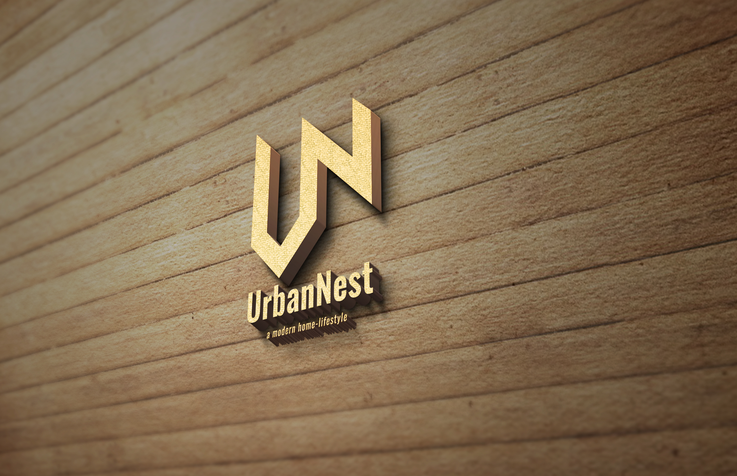 URBAN NEST Logo Mockup